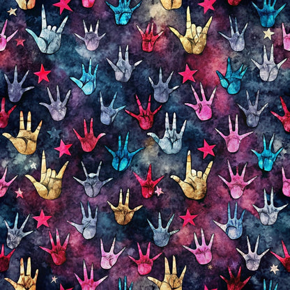 Heavy Metal Pattern 7 Minky Fabric