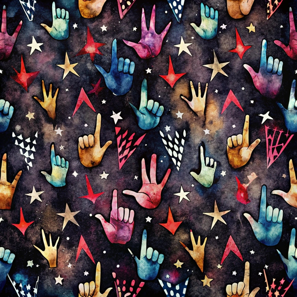 Heavy Metal Pattern 8 Minky Fabric