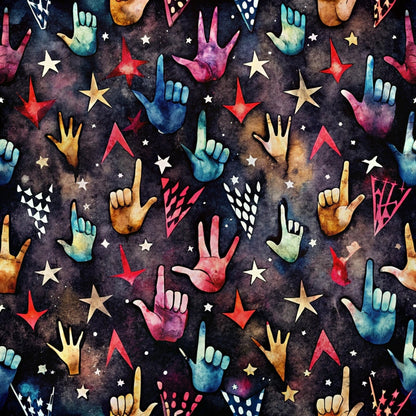 Heavy Metal Pattern 8 Minky Fabric