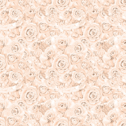 Sepia Blooms Pattern 16 Minky Fabric