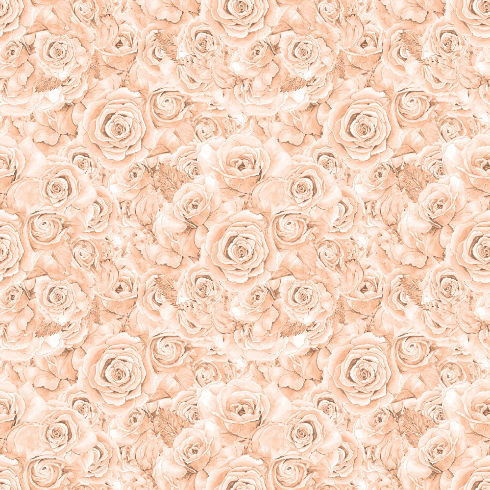 Sepia Blooms Pattern 17 Minky Fabric