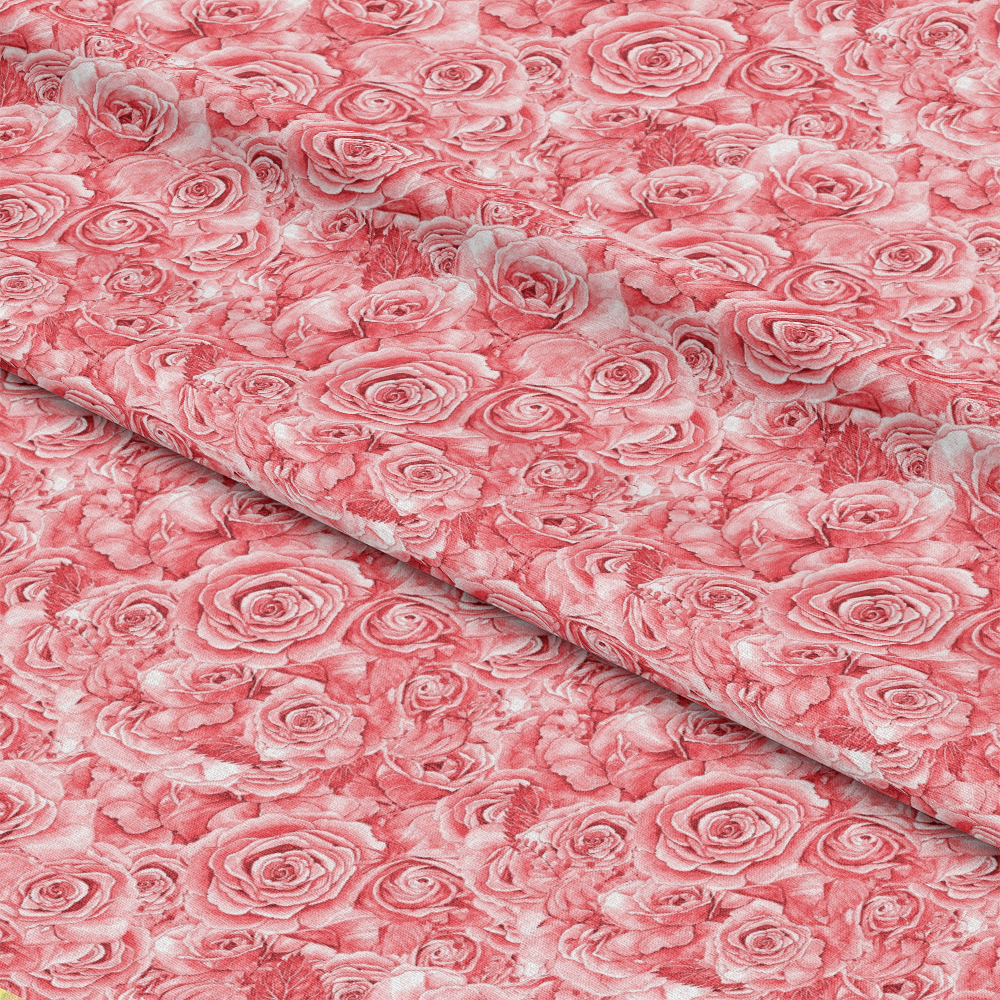 Rose Bouquet Pattern 22 Quilting Cotton Fabric