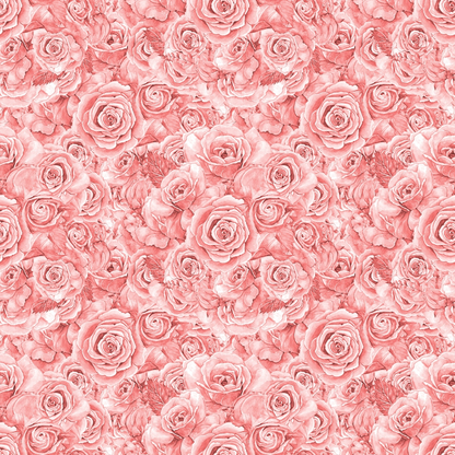 Sepia Blooms Pattern 23 Minky Fabric