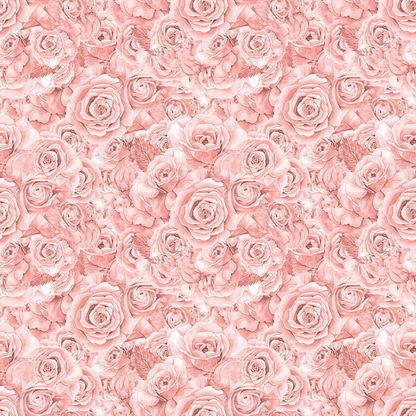Sepia Blooms Pattern 24 Minky Fabric