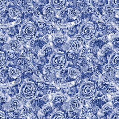 Sepia Blooms Pattern 48 Minky Fabric