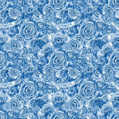 Sepia Blooms Pattern 50 Minky Fabric