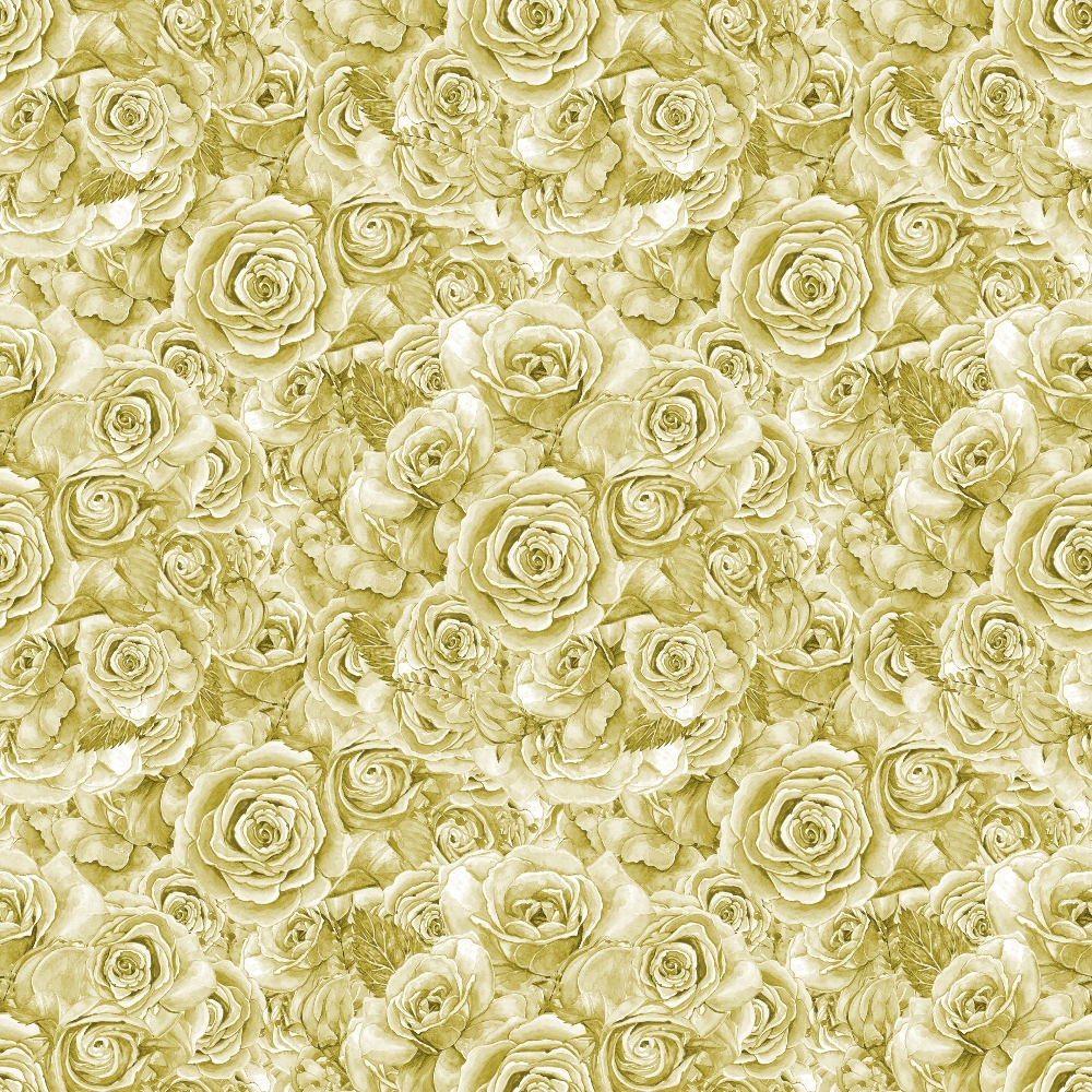 Sepia Blooms Pattern 77 Minky Fabric