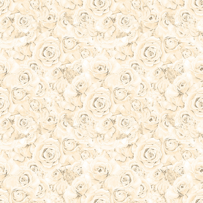 Sepia Blooms Pattern 7 Minky Fabric