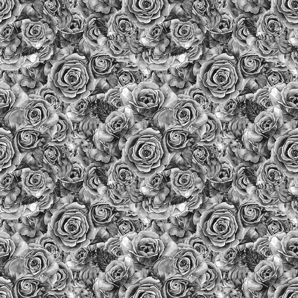 Sepia Blooms Pattern 82 Minky Fabric