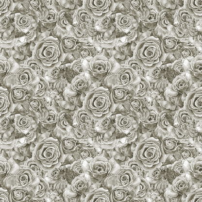 Sepia Blooms Pattern 86 Minky Fabric