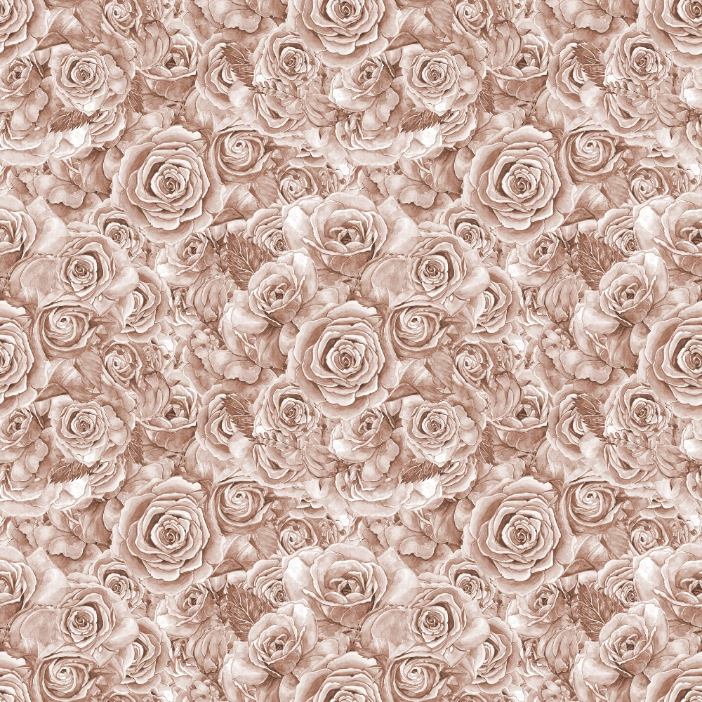 Sepia Blooms Pattern 88 Minky Fabric