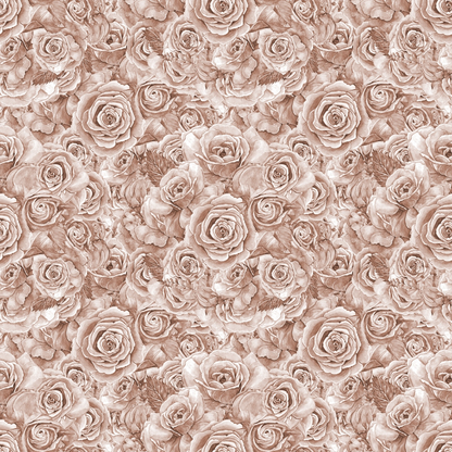 Sepia Blooms Pattern 88 Minky Fabric