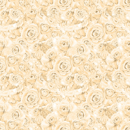 Sepia Blooms Pattern 8 Minky Fabric