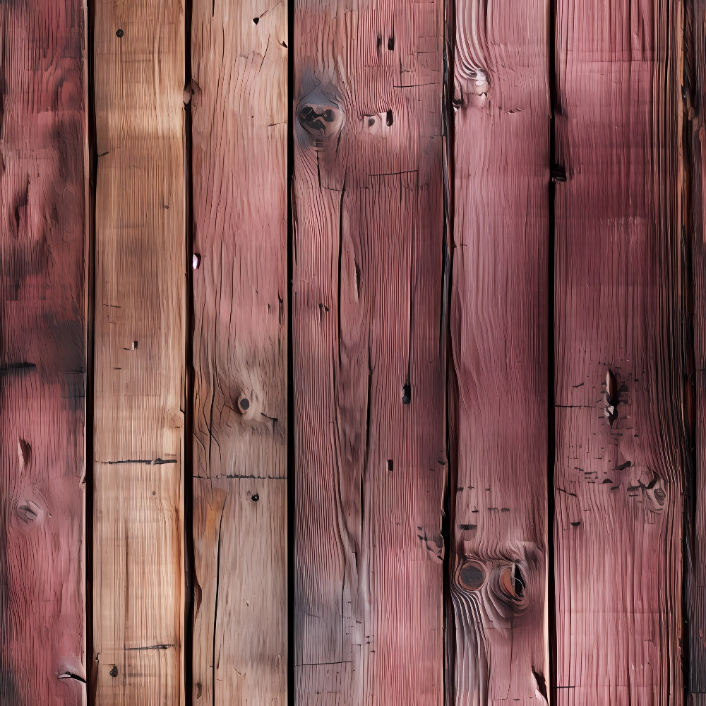 Pink Rose Wood Planks Pattern 1 Quilting Cotton Fabric