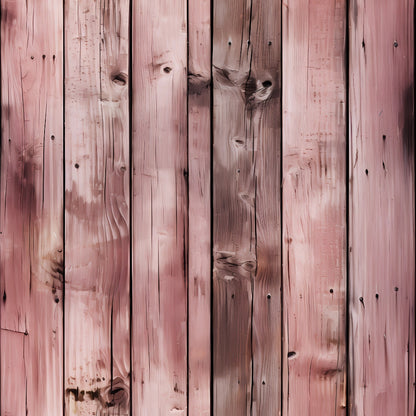 Pink Rose Wood Planks Pattern 2 Quilting Cotton Fabric