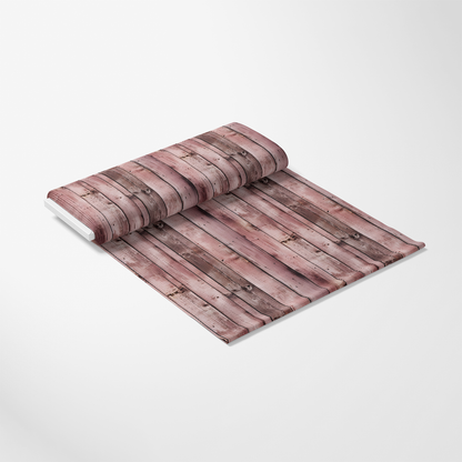 Pink Rose Wood Planks Pattern 2 Quilting Cotton Fabric