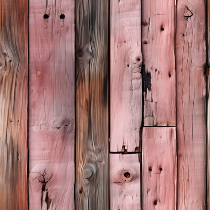 Blush Barn Boards Pattern 4 Minky Fabric