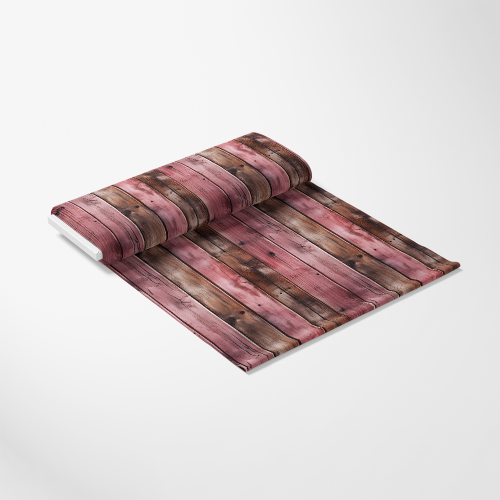 Pink Rose Wood Planks Pattern 6 Quilting Cotton Fabric