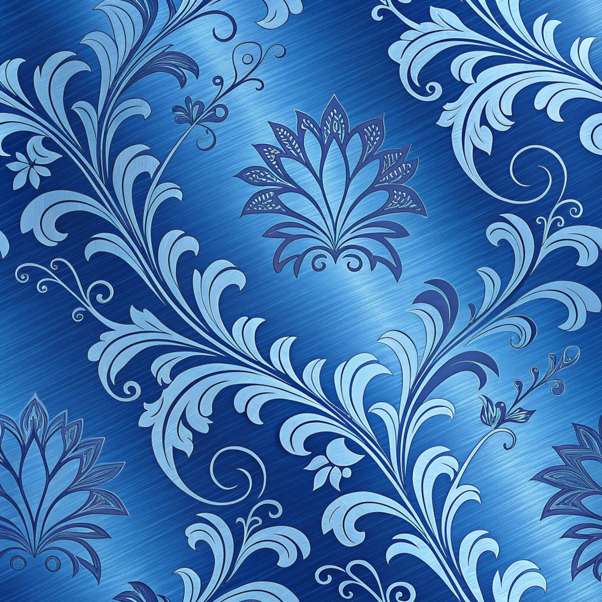 Sapphire Gleam Pattern 10 Minky Fabric