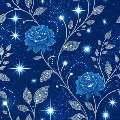 Sapphire Gleam Pattern 13 Minky Fabric