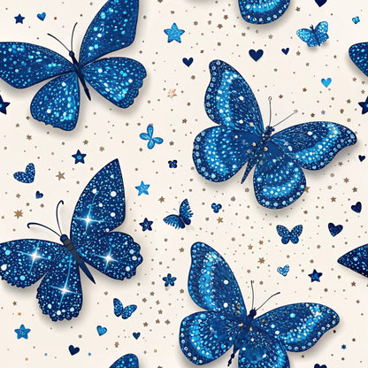 Sapphire Gleam Pattern 16 Minky Fabric