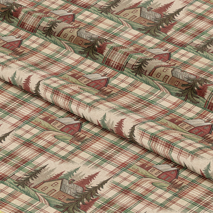 Rustic Country Farmhouse Plaid Pattern 9 Quilting Cotton Fabric