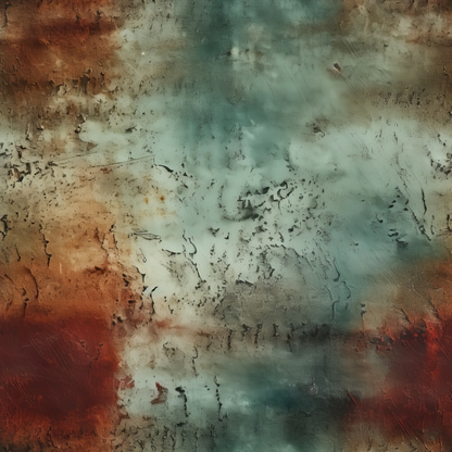 Faded Fresco Pattern 14 Minky Fabric