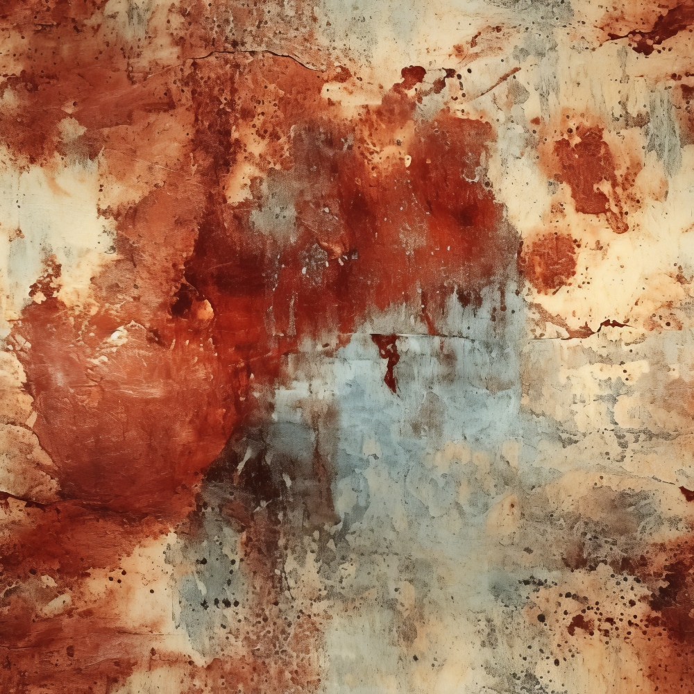 Faded Fresco Pattern 17 Minky Fabric