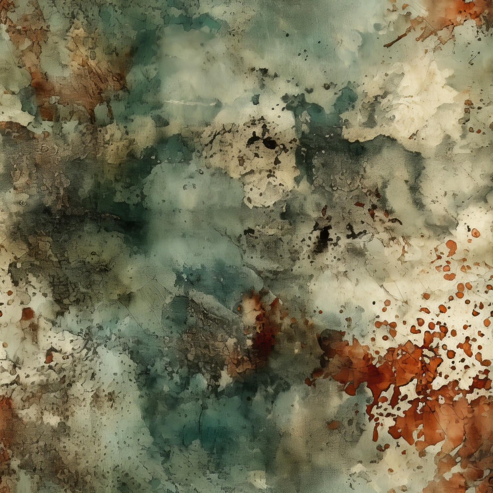 Faded Fresco Pattern 4 Minky Fabric