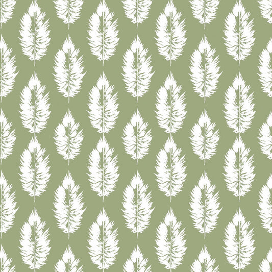 Sage Green Boho Pattern 12 Quilting Cotton Fabric