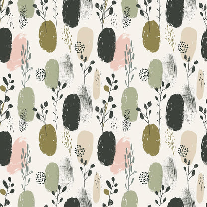 Olive Grove Pattern 2 Minky Fabric