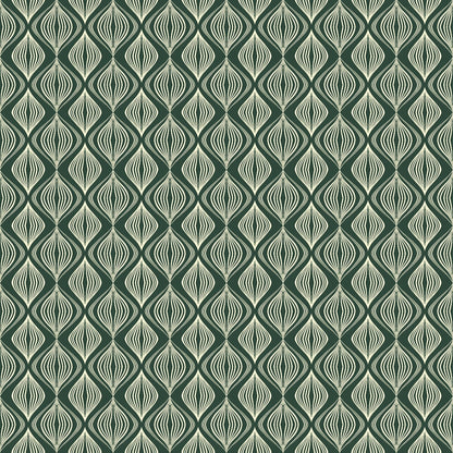 Sage Green Boho Pattern 3 Quilting Cotton Fabric