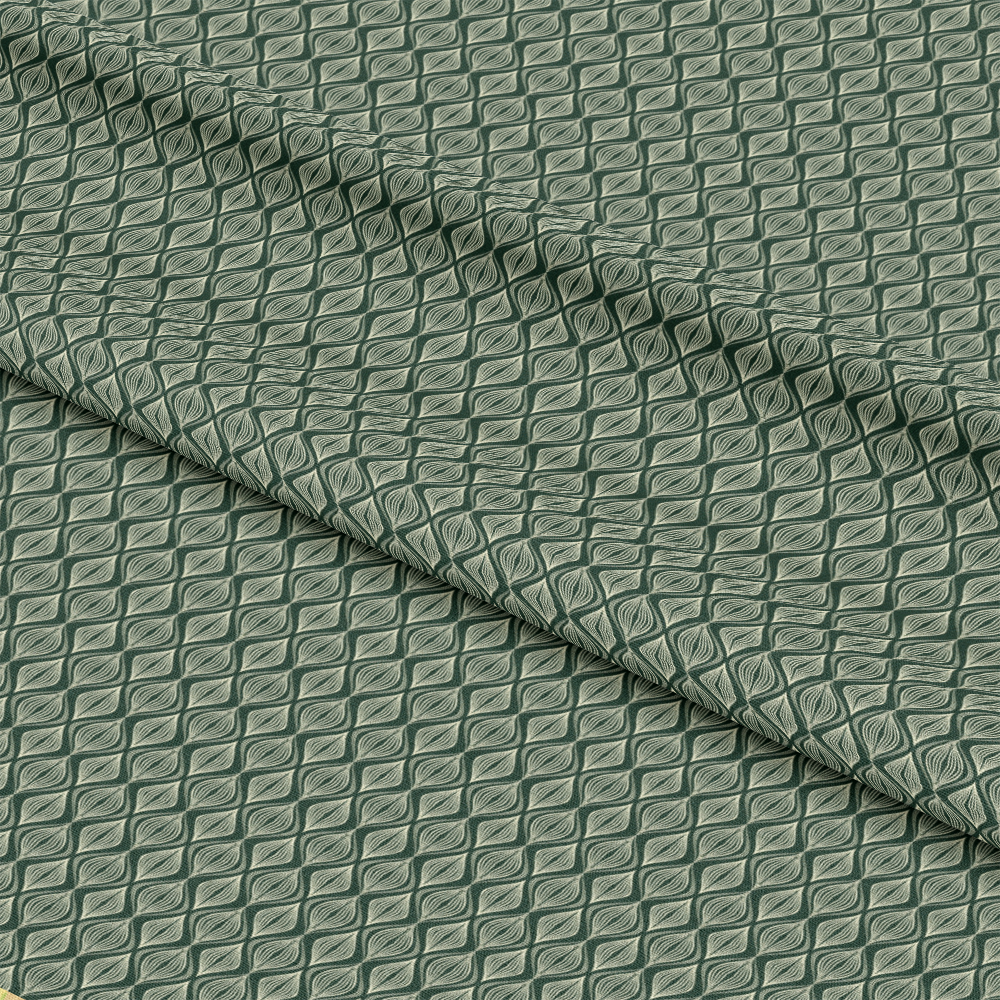 Sage Green Boho Pattern 3 Quilting Cotton Fabric