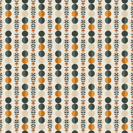 Sage Green Boho Pattern 5 Quilting Cotton Fabric