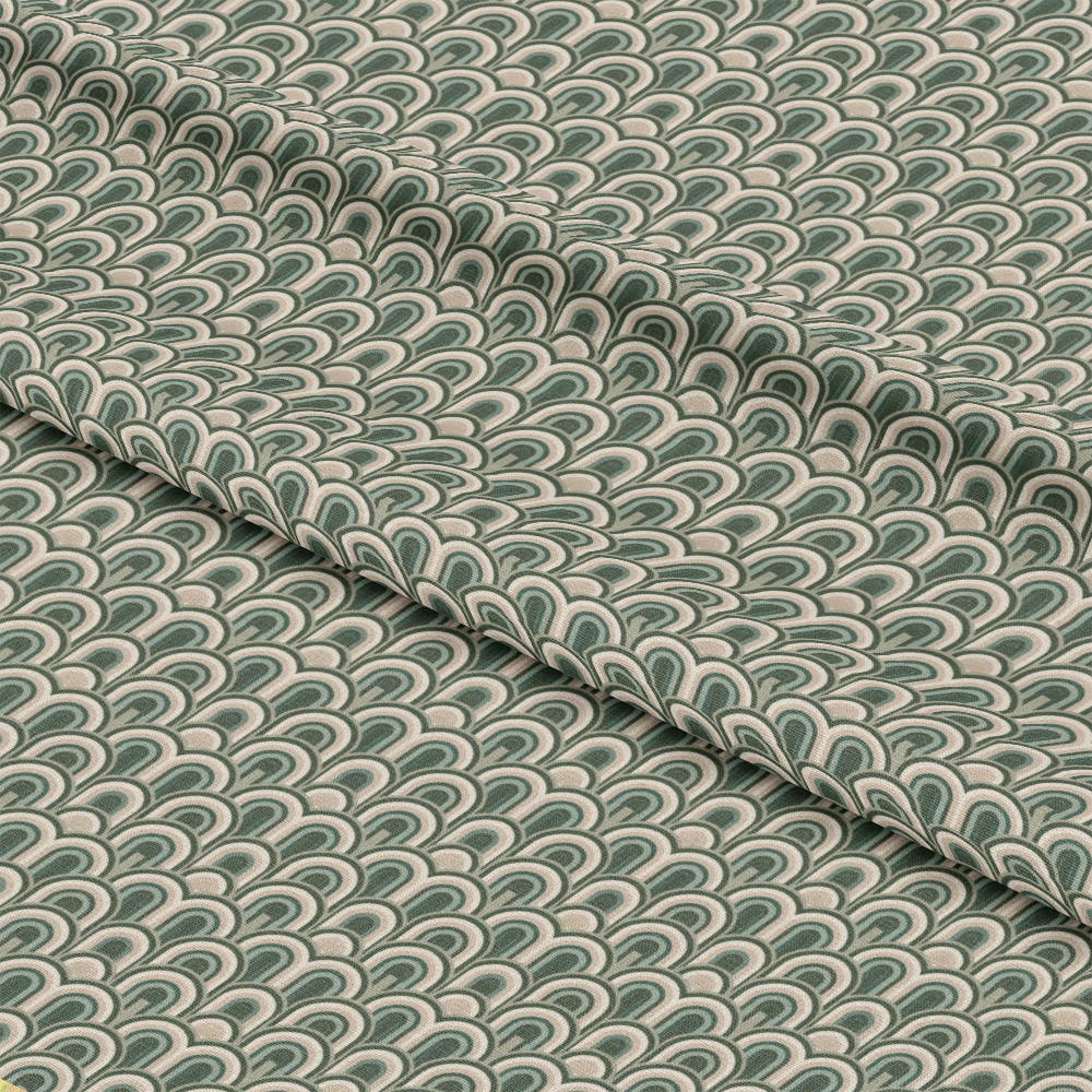 Sage Green Boho Pattern 6 Quilting Cotton Fabric