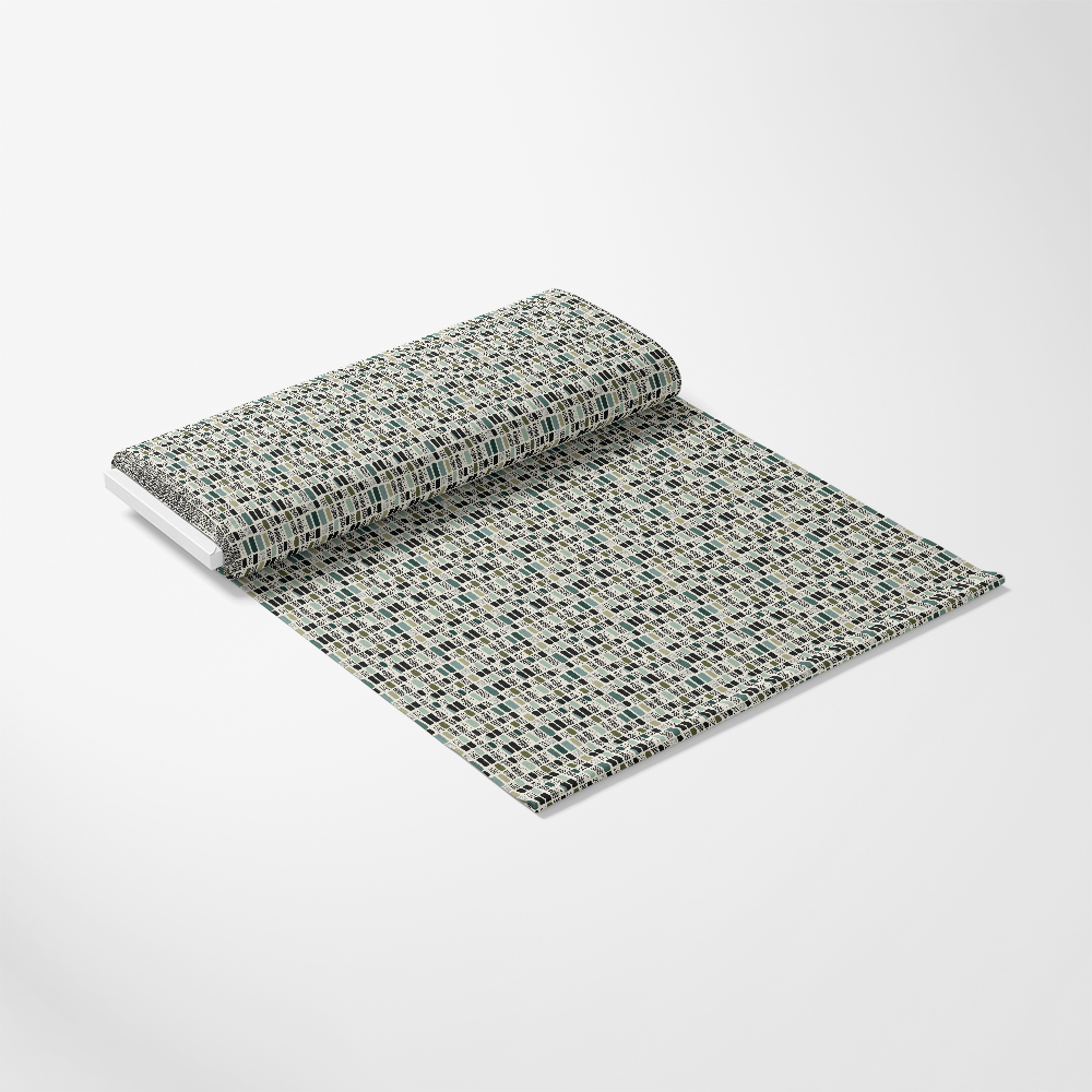 Sage Green Boho Pattern 7 Quilting Cotton Fabric