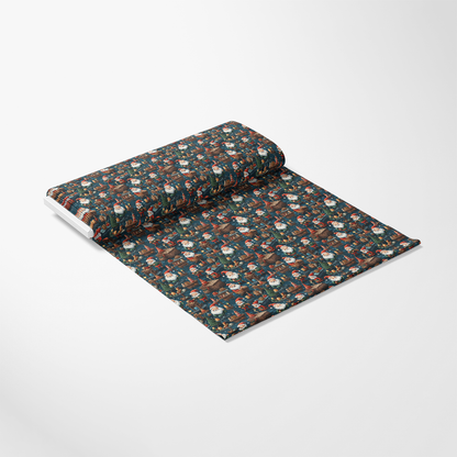 Santa's Workshop Pattern 21 Quilting Cotton Fabric