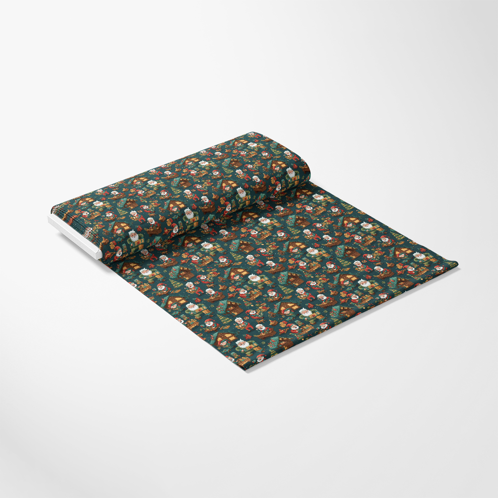 Santa's Workshop Pattern 26 Quilting Cotton Fabric