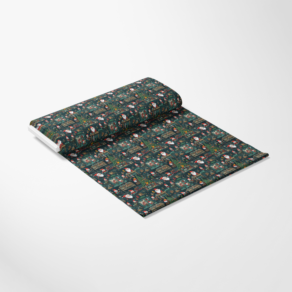 Santa's Workshop Pattern 4 Quilting Cotton Fabric