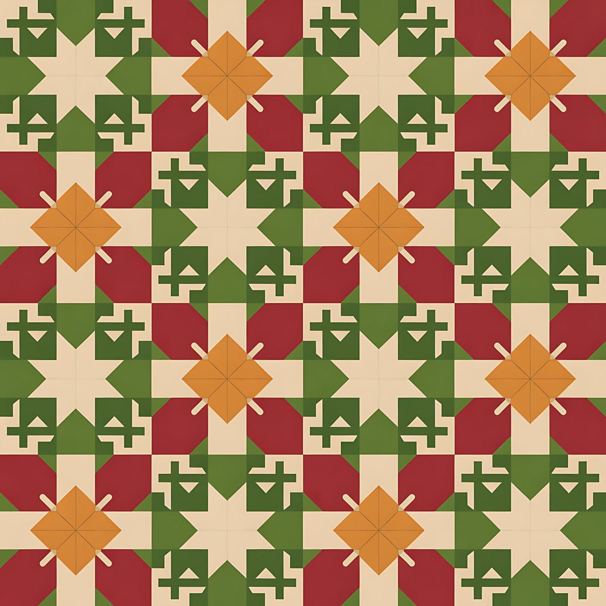 Nordic Reindeer Knit Pattern 10 Minky Fabric