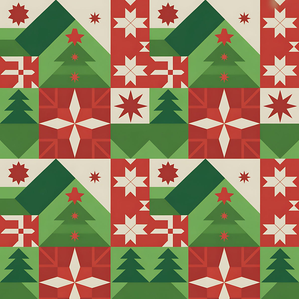 Nordic Reindeer Knit Pattern 11 Minky Fabric