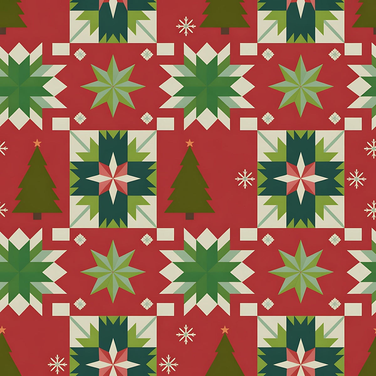 Nordic Reindeer Knit Pattern 12 Minky Fabric