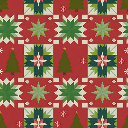 Nordic Reindeer Knit Pattern 12 Minky Fabric