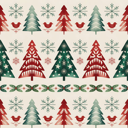 Nordic Reindeer Knit Pattern 16 Minky Fabric