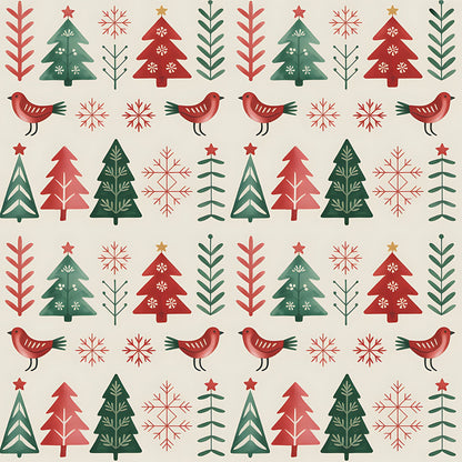 Nordic Reindeer Knit Pattern 18 Minky Fabric