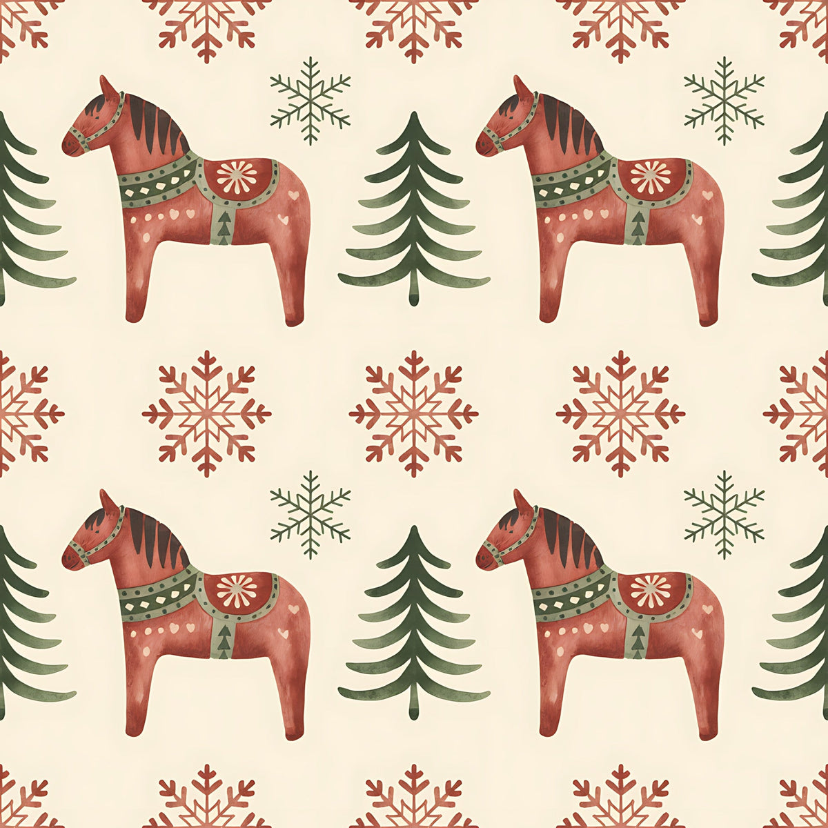 Nordic Reindeer Knit Pattern 4 Minky Fabric