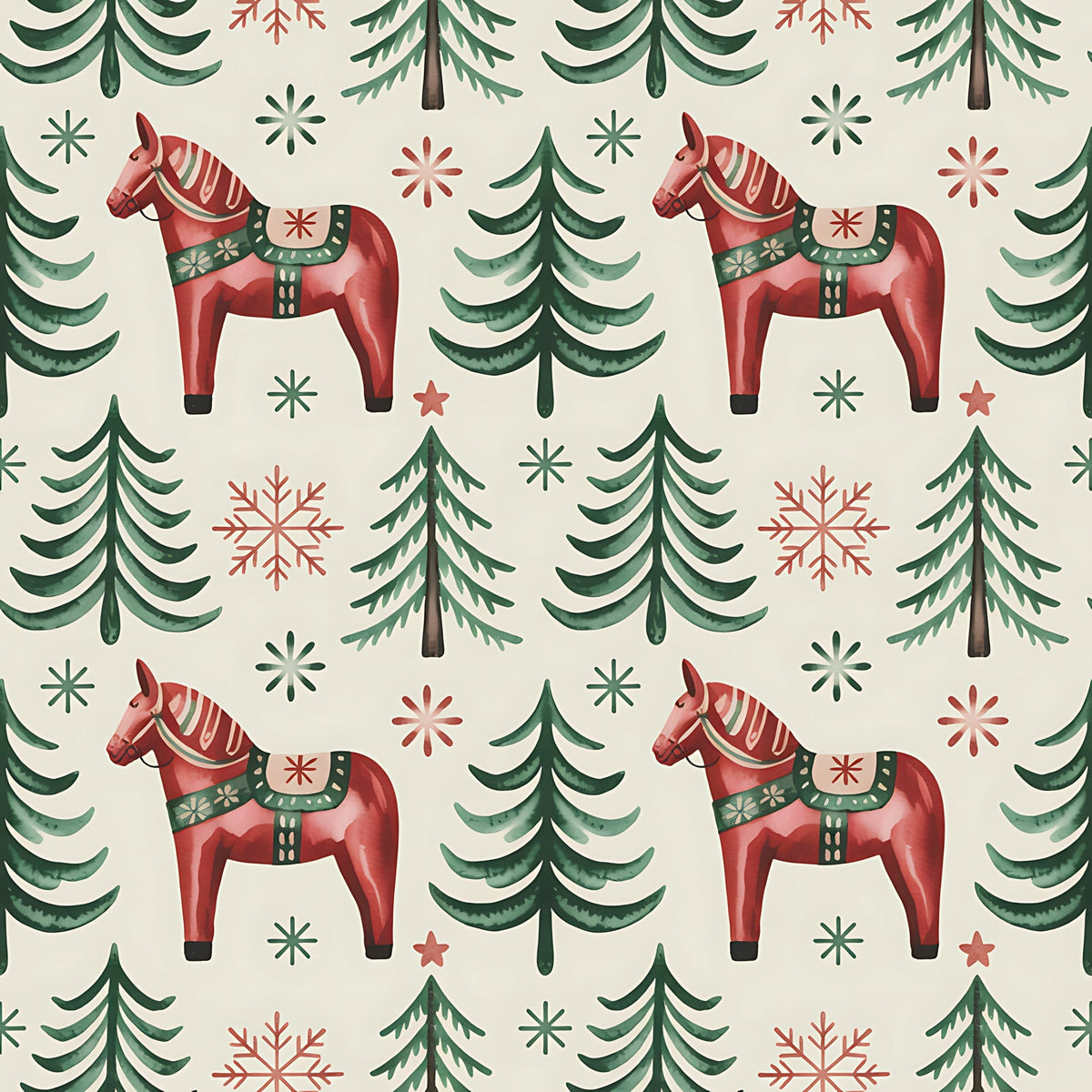 Nordic Reindeer Knit Pattern 6 Minky Fabric