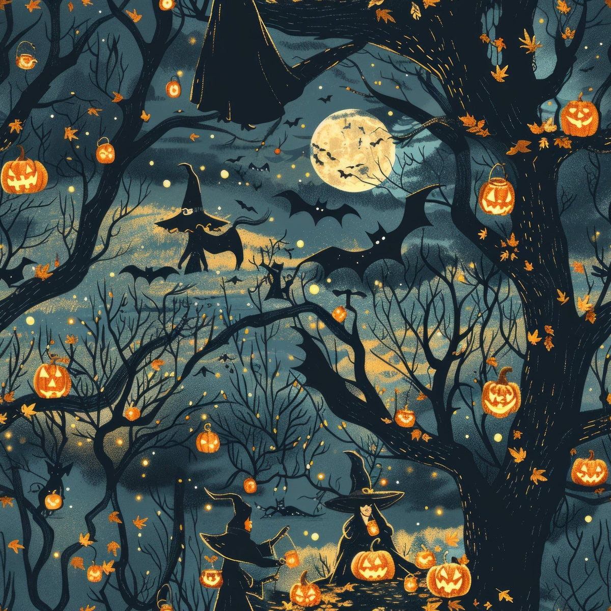 Pumpkin Hollow Pattern 10 Minky Fabric