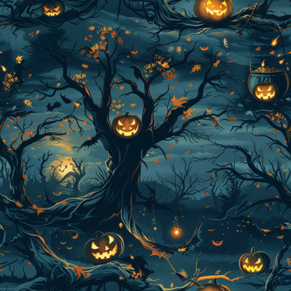 Pumpkin Hollow Pattern 11 Minky Fabric