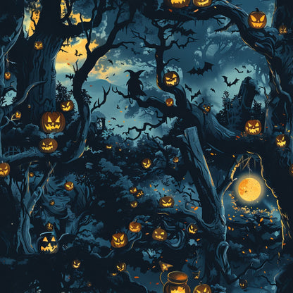 Pumpkin Hollow Pattern 13 Minky Fabric